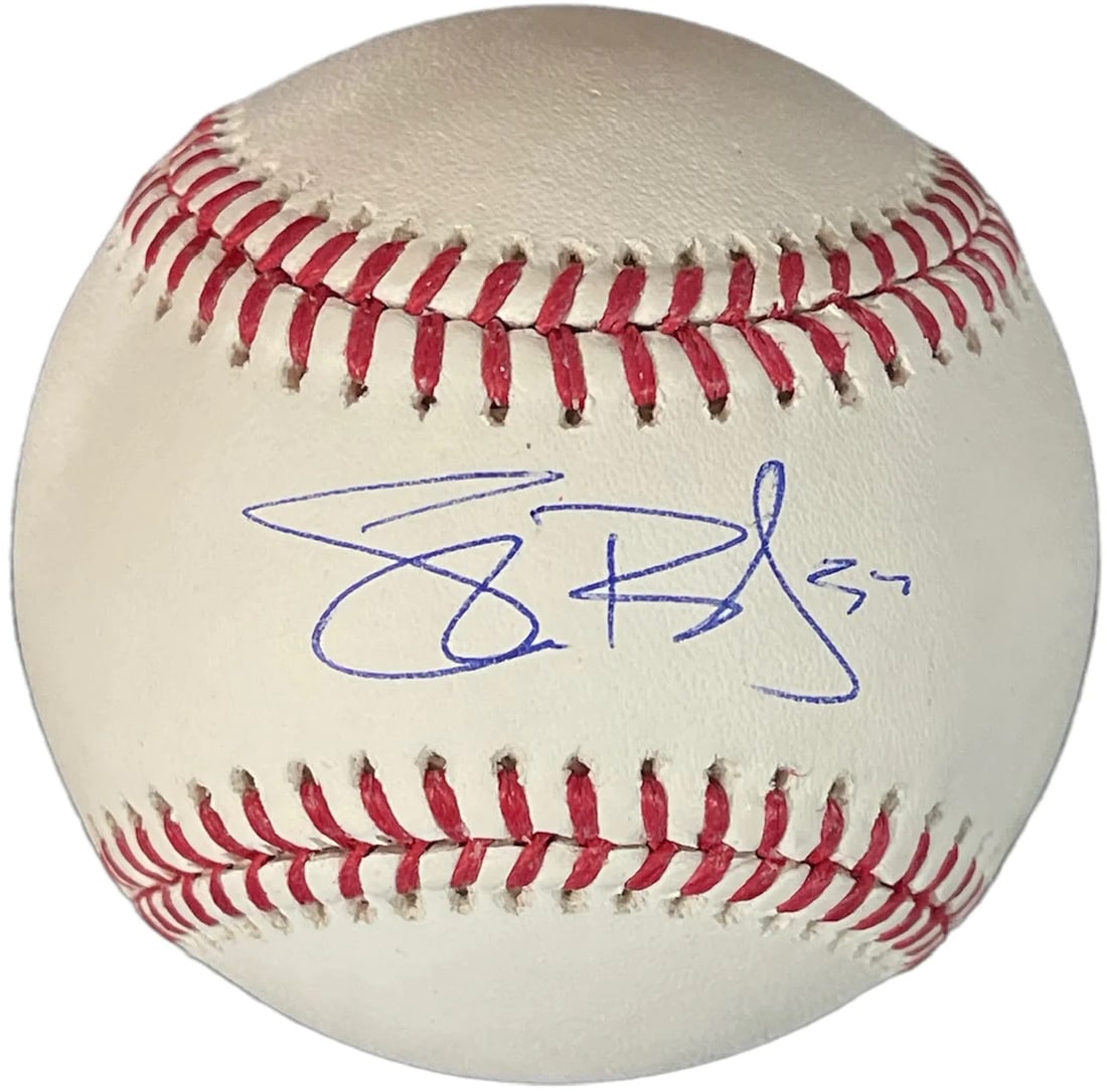 Shane Bieber Autographed Official Major League Baseball (Jsa): Brand: James Spence Authentication (JSA) Shane Bieber Autographed Official Major League Baseball.Signed in blue pen across the sweet spot of an official Robert Manfred baseball Product Disclaimer: Not