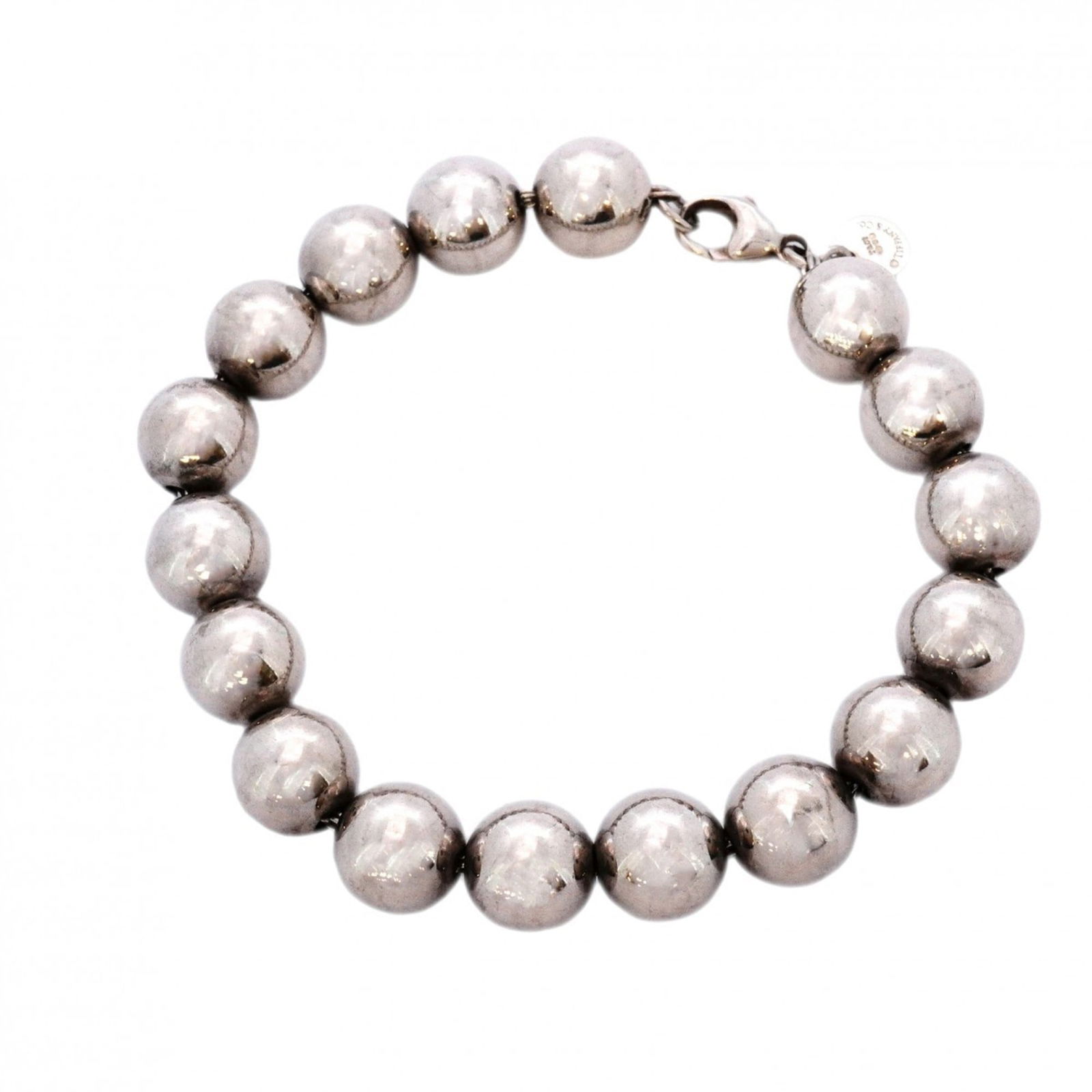 Tiffany Bracelet Hardware Ball Silver 925: Brand: Tiffany Type: Charm Bracelet Gender: Women Material: Silver 925 Length: 16cm / 6.29'' Condition: Used (good), Traces of usage, scratches / dirt can be seen but generally in good condition Produ