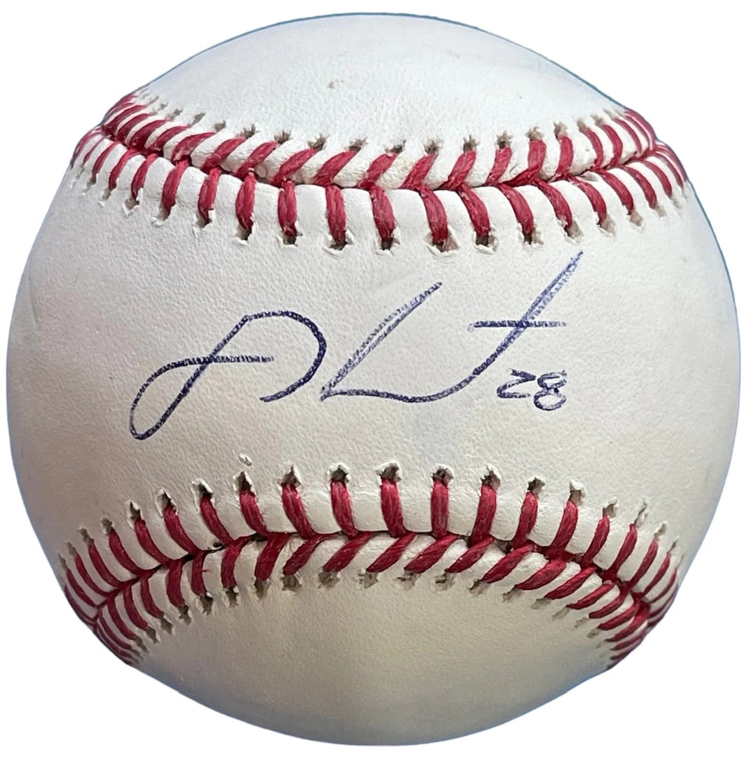 J.D. Martinez Autographed Official Major League Baseball (Jsa): Brand: James Spence Authentication (JSA) J.D Martinez Autographed Official Major League Baseball Signed in blue ink across the sweet spot on this Official Robert Manfred Baseball. Product Disclaimer: