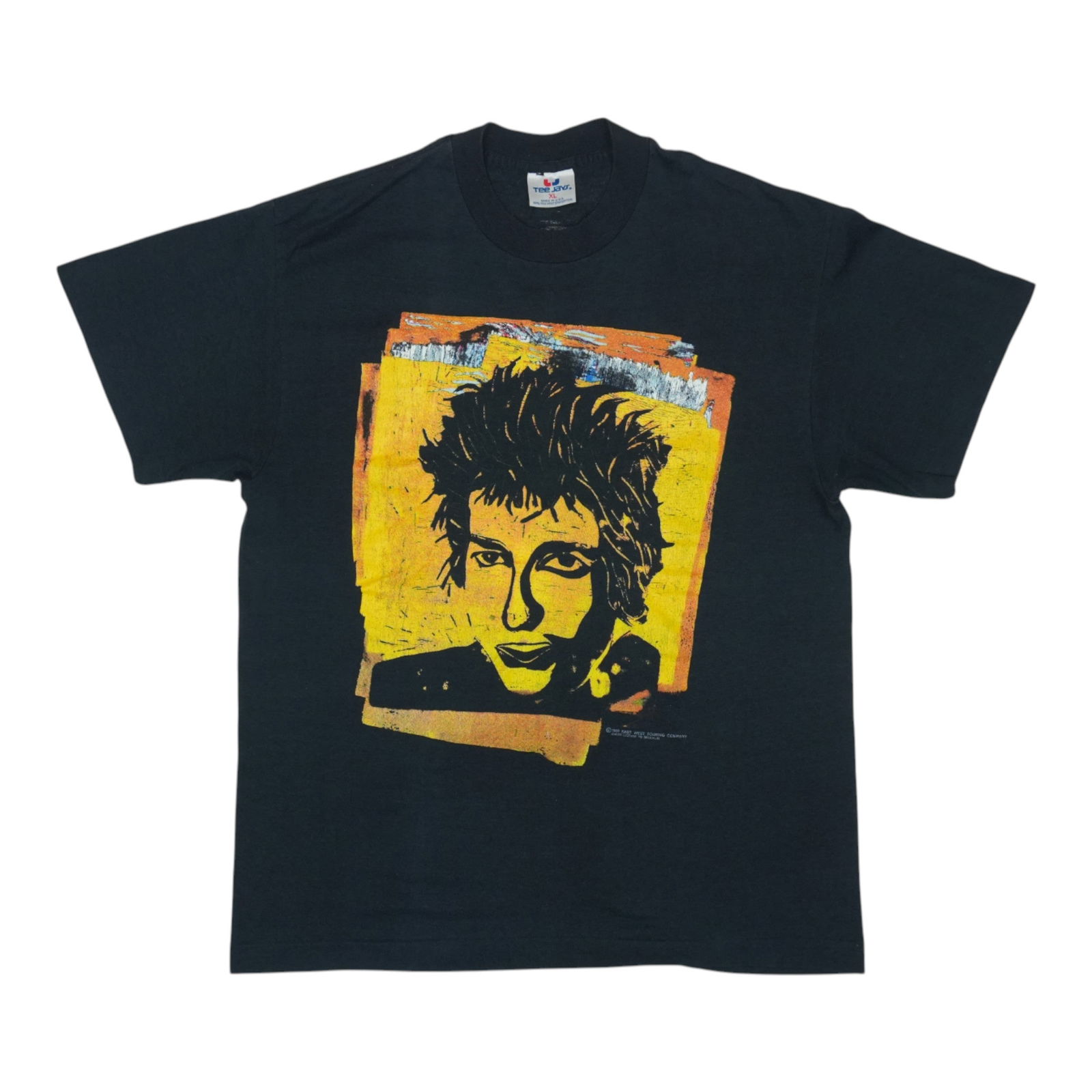 1989 Bob Dylan Shirt: Size: Extra Large Tag Size: Extra Large Material: 100% Cotton Color: Black Era: 1980s Pit To Pit: 20.5 Inches Pit To Pit Front: 20" Collar To Hem: 28 Inches Collar To Hem Front: 28" Original vintage 1