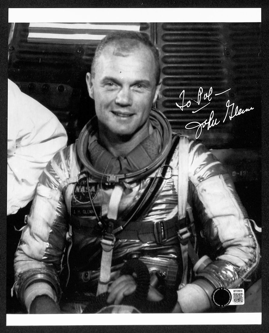 John Glenn Signed/Autographed 8X10 Photo Astronaut/Senator Bas Beckett 199696 (1 of 2)