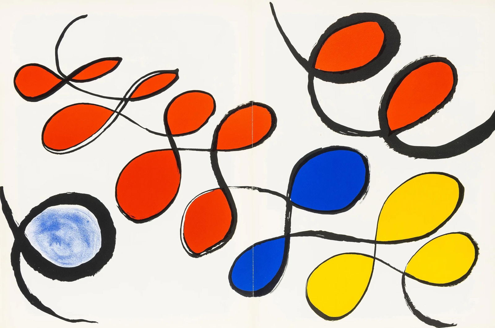 Alexander Calder, Composition, Derrire Le Miroir, Lithograph (1 of 6)