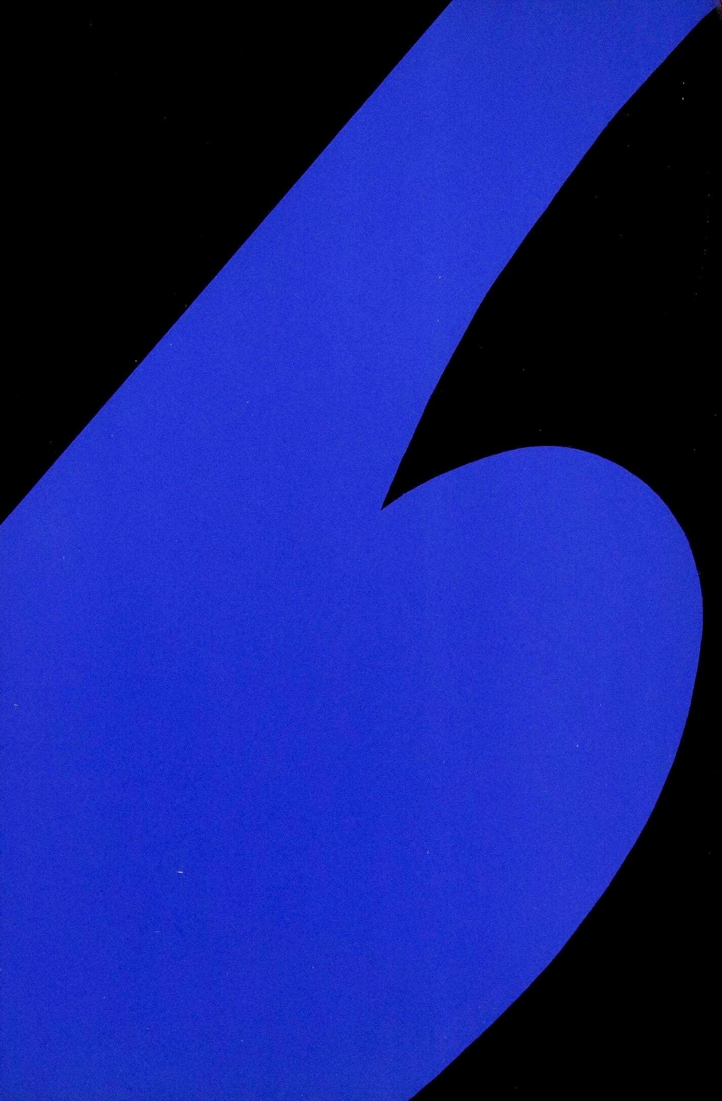 Ellsworth Kelly, Composition (Axsom Ia), Derrire Le Miroir, Lithograph (1 of 7)