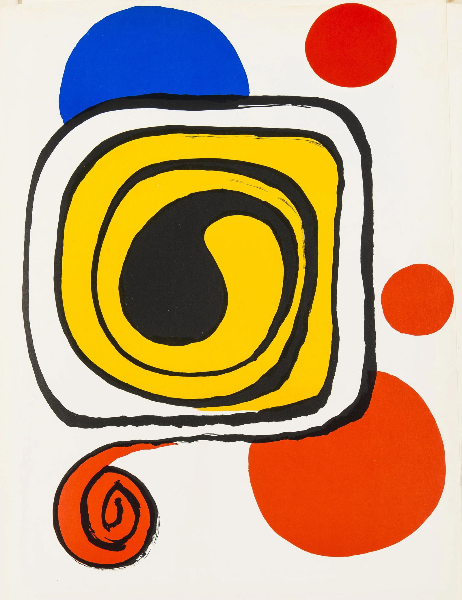 Alexander Calder, Composition, Derrire Le Miroir, Lithograph (1 of 6)