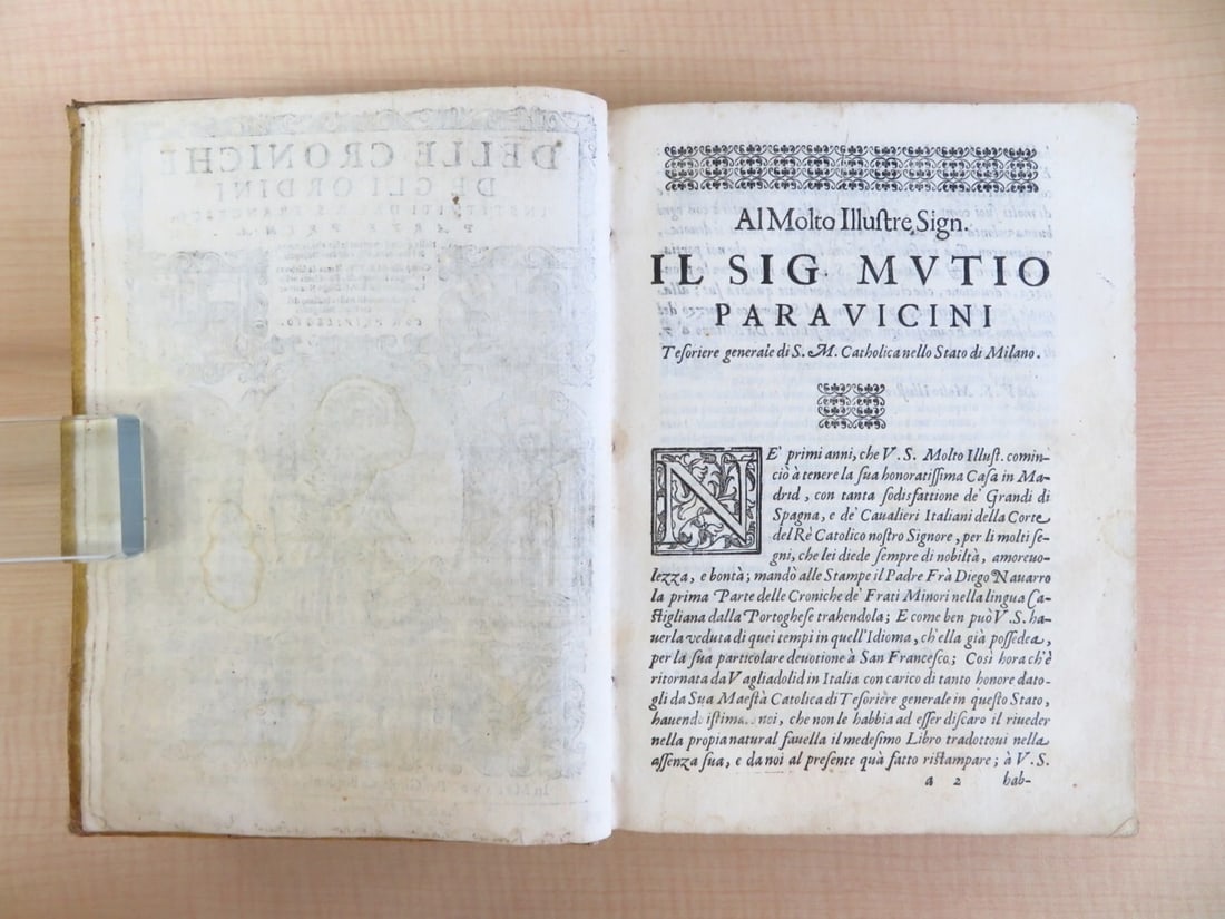 Marcos De Lisboa Delle Croniche De Gli Ordini Instituiti Dal P.S. Francesco 1605 (1 of 8)