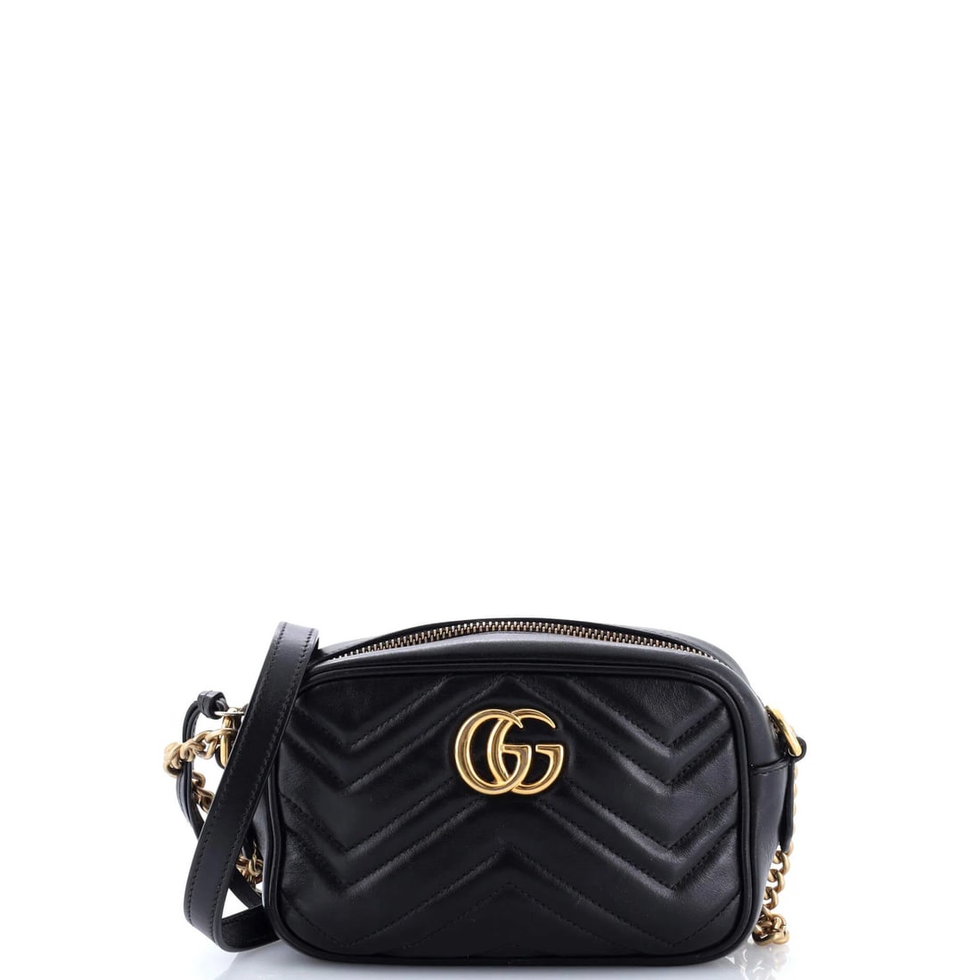 Gucci Gg Marmont Shoulder Bag Matelasse Leather Mini (1 of 7)
