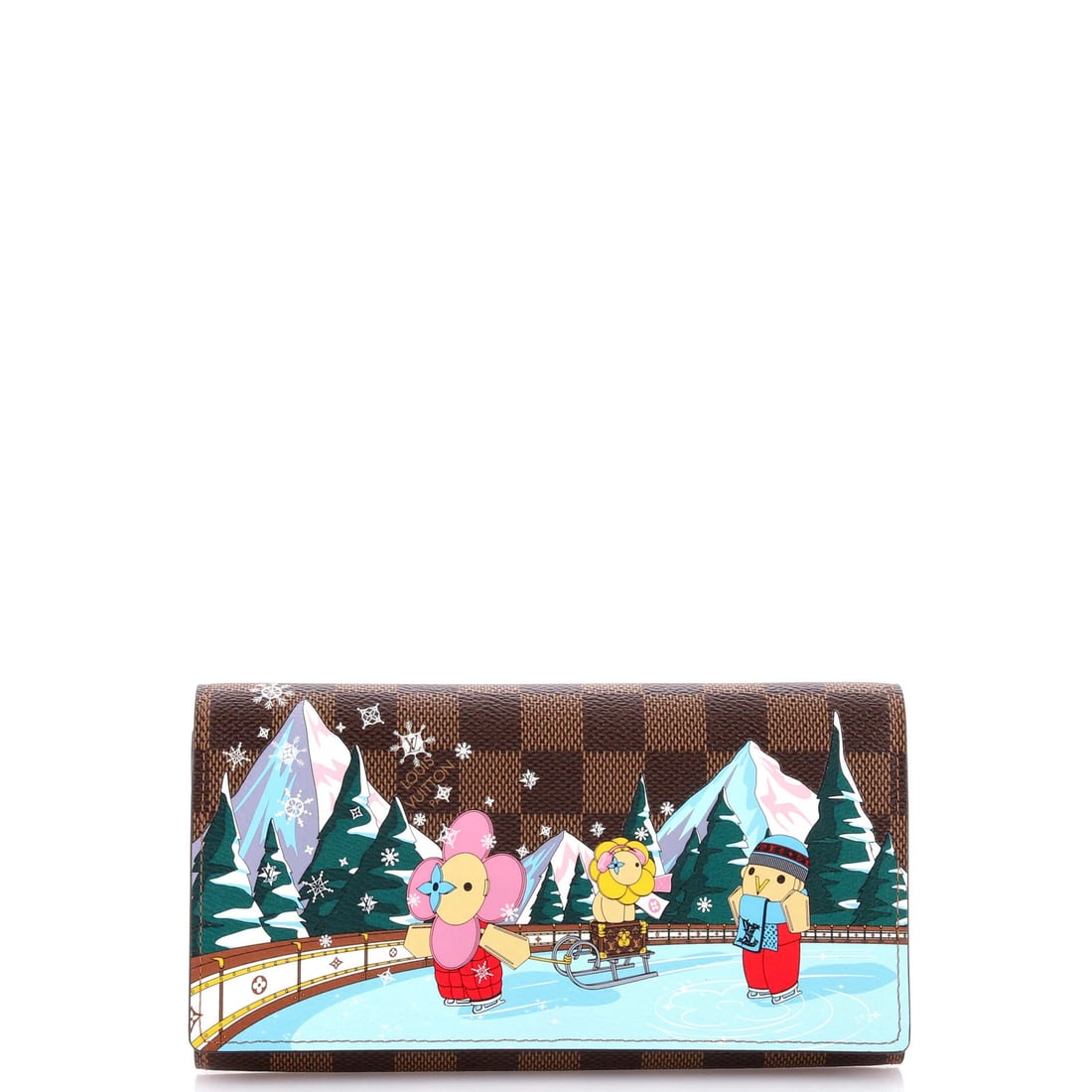 Louis Vuitton Sarah Wallet Limited Edition Vivienne Xmas Damier (1 of 6)