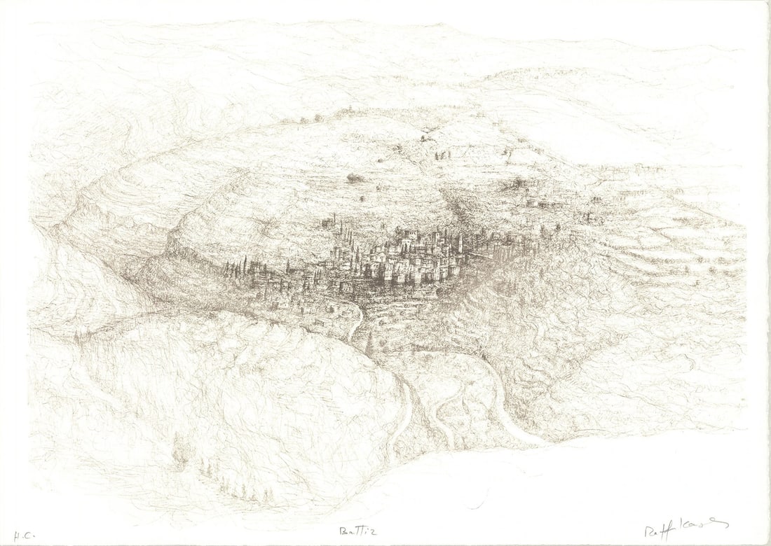 Raffi Kaiser On The Edge Of Mordor Signed " Lithograph Contempo (1 of 1)