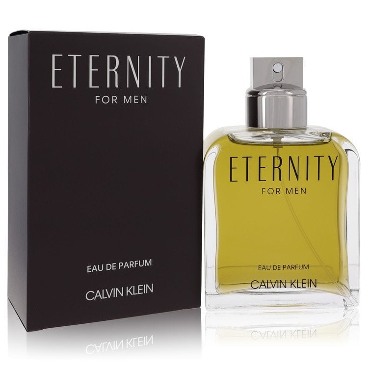 Eternity Cologne By Calvin Klein Eau De Parfum Spray: Brand: Calvin Klein Size: 6.7 oz Eau De Parfum Spray Grams: 600 Type: Eau De Parfum Spray Fragrance: Cologne for Men Product Disclaimer: Authentic fragrances; some boxes may show shelf wear. We strong