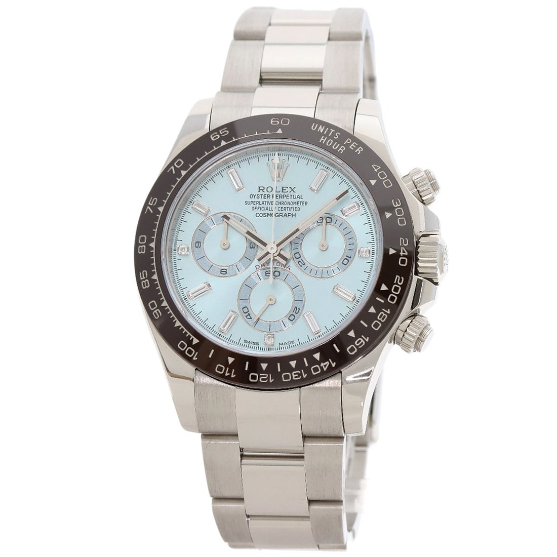 Rolex Cosmograph Daytona Ice Blue Dial Diamond Watches 116506A Platinum/Pt (1 of 20)