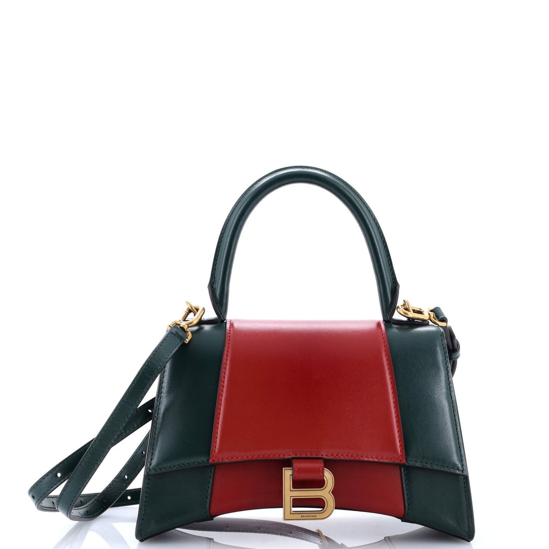 Gucci X Balenciaga The Hacker Project Hourglass Top Handle Bag Leather Small (1 of 6)
