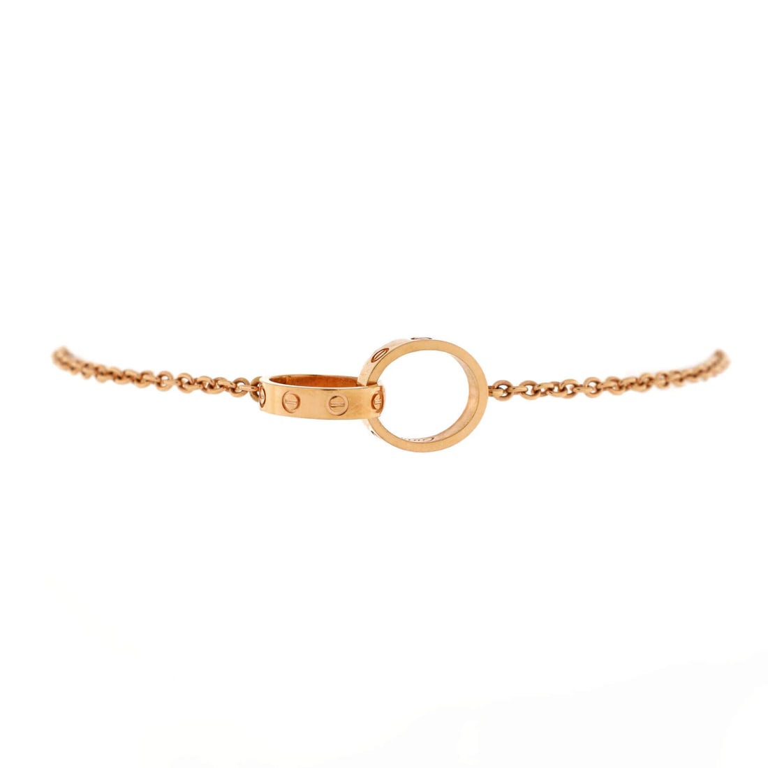 Cartier Love Interlocking Bracelet 18K Rose Gold (1 of 3)