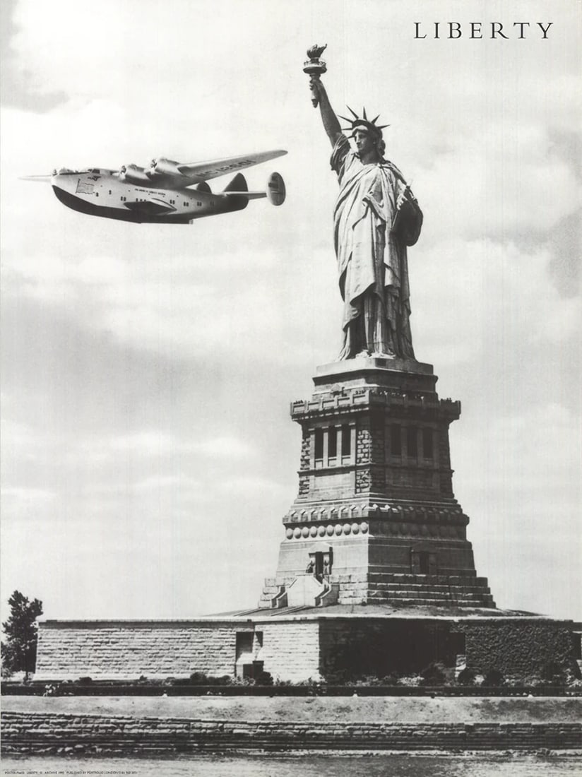 Artist Unknown Statue Of Liberty " Offset Lithograph Photograp (1 of 4)