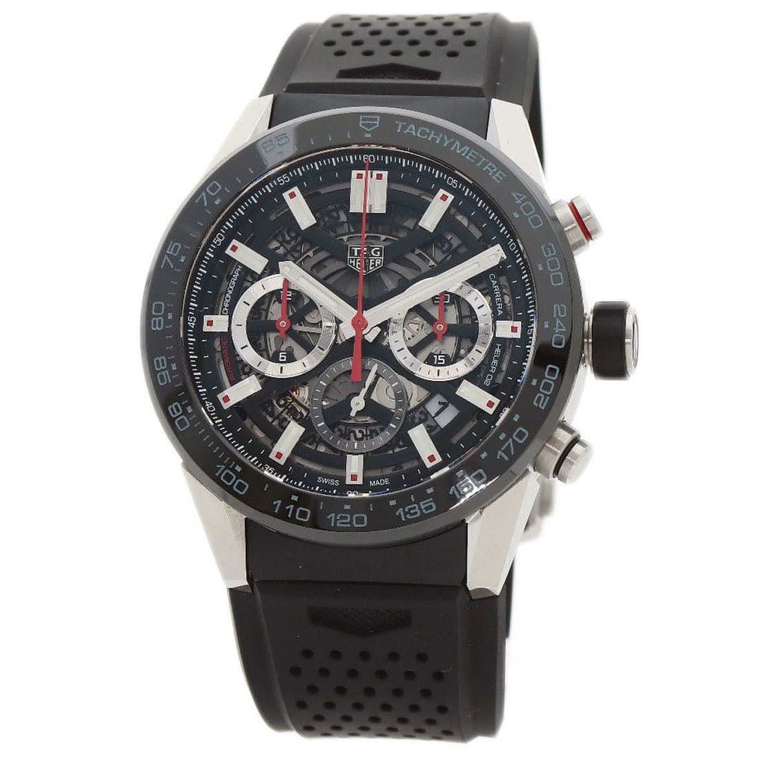 Tag Heuer Carrera Caliber 02 Watches Cbg2A10 Stainless Steel/Rubber (1 of 20)