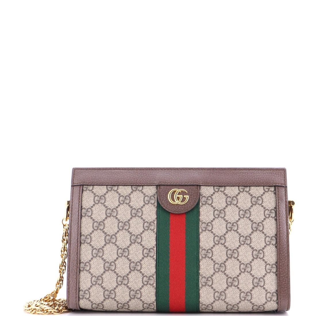 Gucci Ophidia Chain Shoulder Bag Gg Coated Canvas Small (1 of 8)