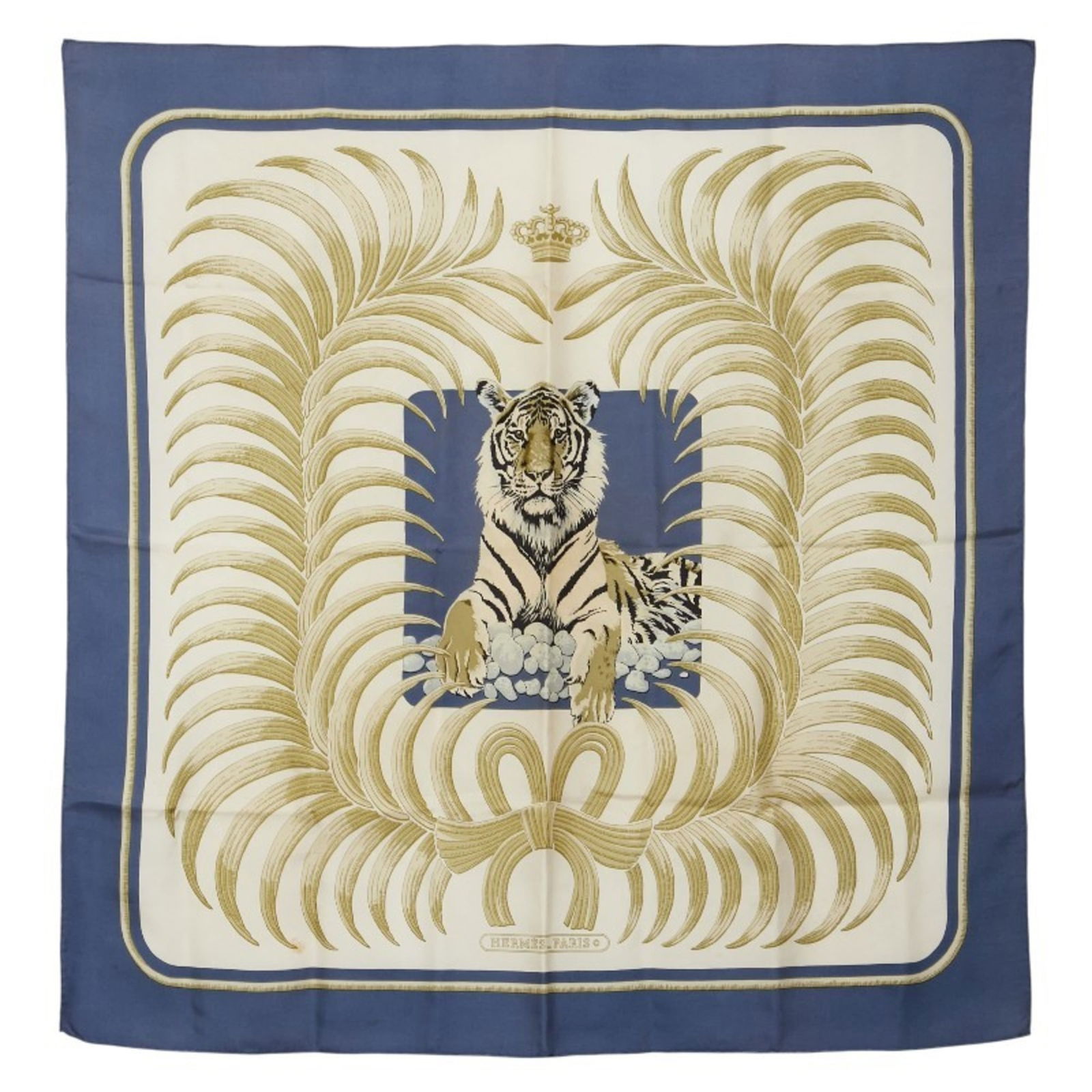 Hermes Herms Carr 90 Tiger Royal Scarf (1 of 5)