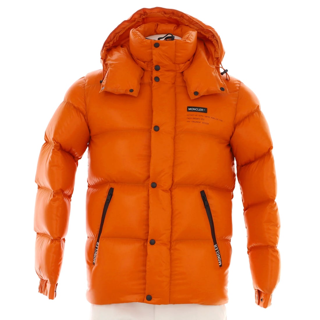 Moncler Genius X Fragment Men'S Logo Puffer Jacket Quilted Polyamide With Down: Brand: Moncler Type: Apparel Size: 2 Style: Puffer Size Type: Regular Outer Shell Material: Polyamide Color: Orange Model: Genius x Fragment Men's Logo Puffer Jacket Quilted Polyamide with Down Exteri