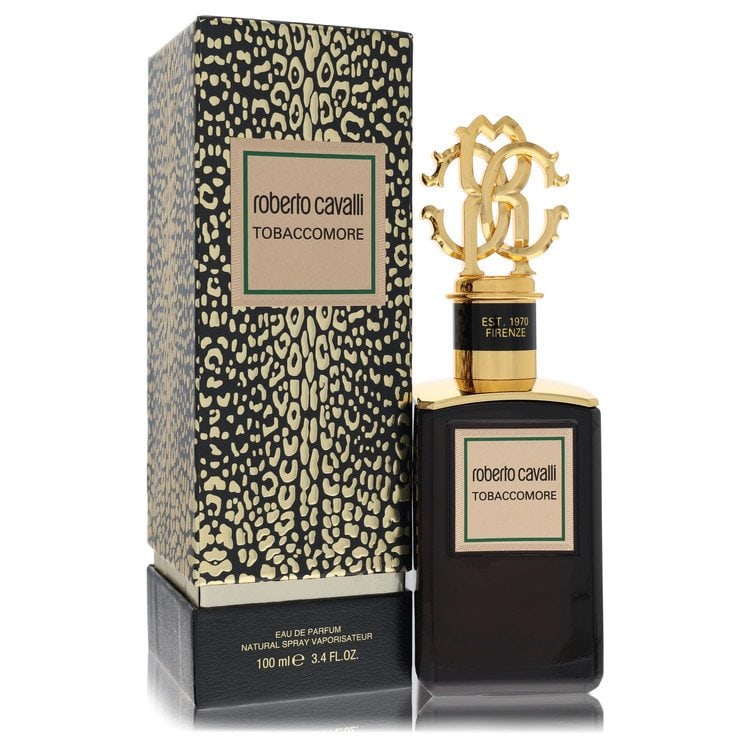 Roberto Cavalli Tabaccomore Cologne By Roberto Cavalli Eau De Parfum Spray: Brand: Roberto Cavalli Size: 3.4 oz Eau De Parfum Spray Grams: 500 Type: Eau De Parfum Spray Fragrance: Cologne for Men Product Disclaimer: Authentic fragrances; some boxes may show shelf wear. We str