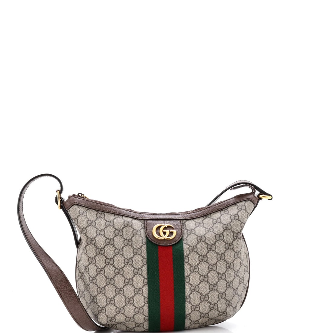 Gucci Ophidia Half Moon Hobo Gg Coated Canvas Small (1 of 5)