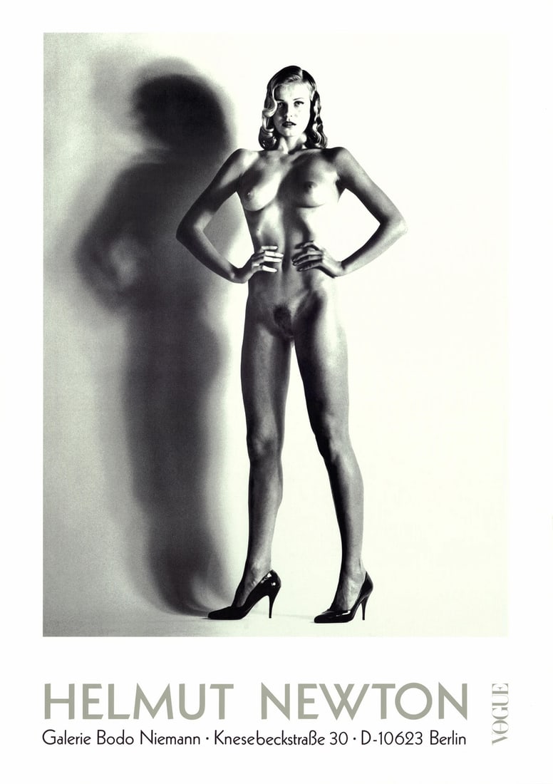 Helmut Newton Big Nude " Poster Photography Black & White (1 of 1)