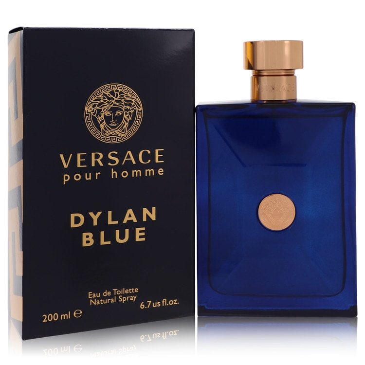 Versace Pour Homme Dylan Blue Cologne By Versace Eau De Toilette Spray: Brand: Versace Size: 6.7 oz Eau De Toilette Spray Grams: 600 Type: Eau De Toilette Spray Fragrance: Cologne for Men Product Disclaimer: Authentic fragrances; some boxes may show shelf wear. We strongl