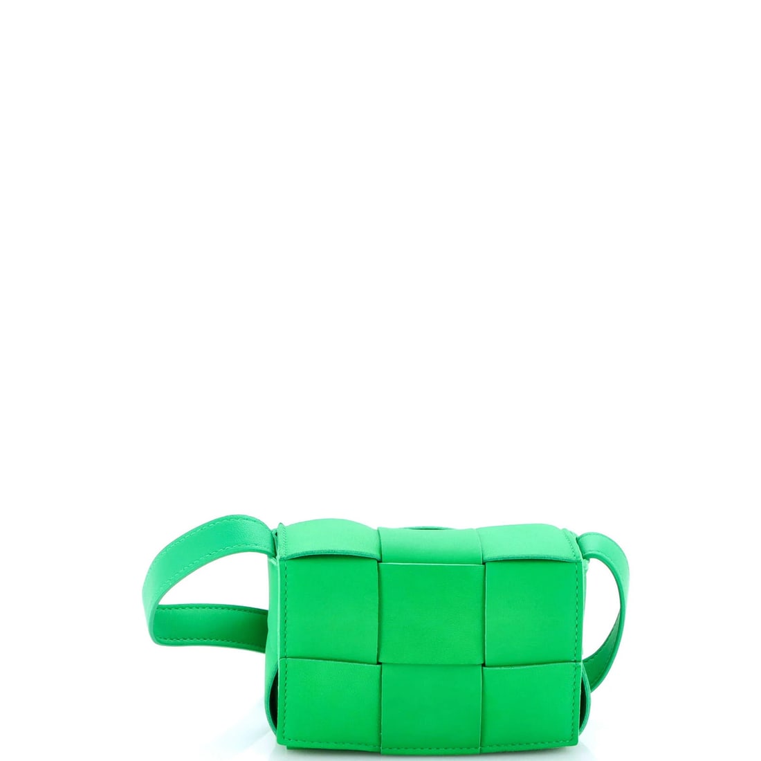 Bottega Veneta Cassette Crossbody Bag Maxi Intrecciato Leather Extra Mini (1 of 5)