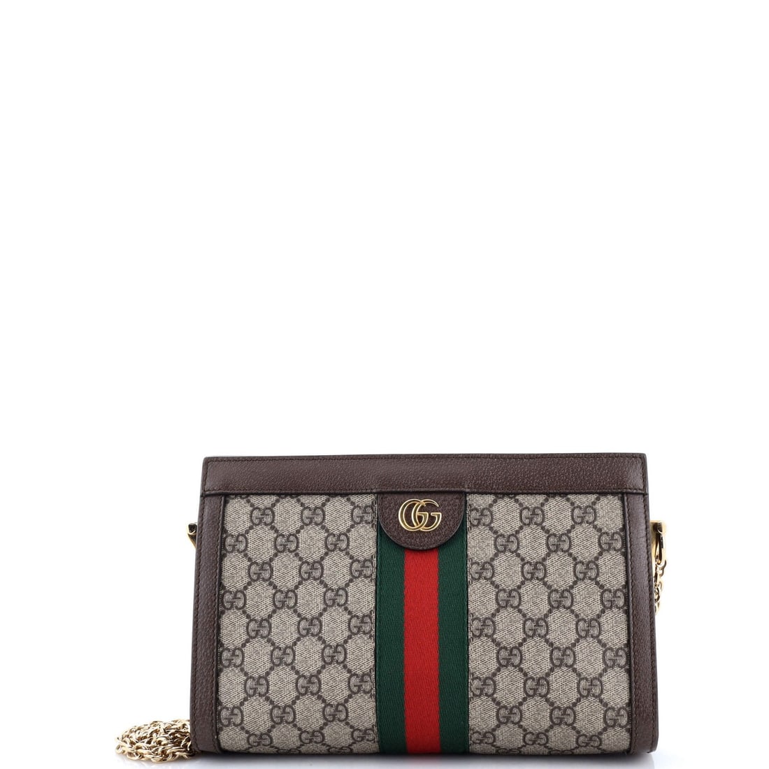 Gucci Ophidia Chain Shoulder Bag Gg Coated Canvas Small (1 of 7)