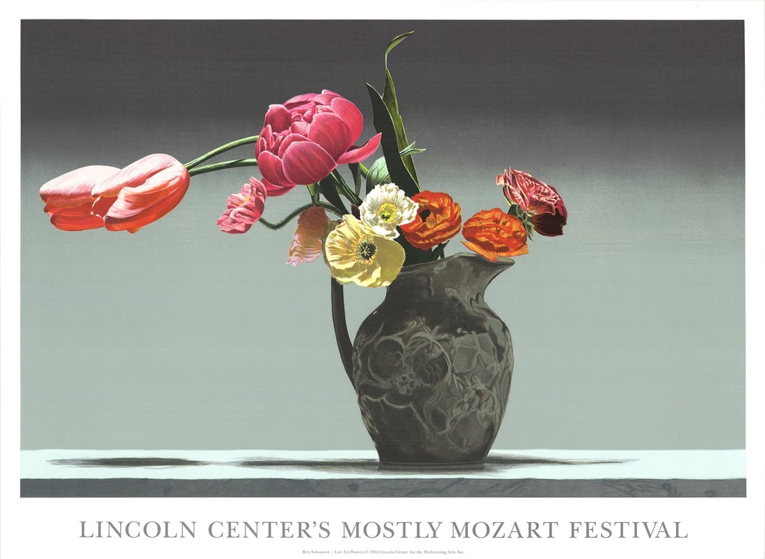 Ben Schonzeit Wedgewood " Serigraph Contemporary Pink Orange Y: Artist: Ben Schonzeit Brand: Schonzeit Ben Country/Region Of Origin: USA Exact Year: 1994 Height: 35.75 Item Height: 35.75 Item Width: 49 Style: Modern/Contemporary Subject: Floral Type: Serigraph Yea