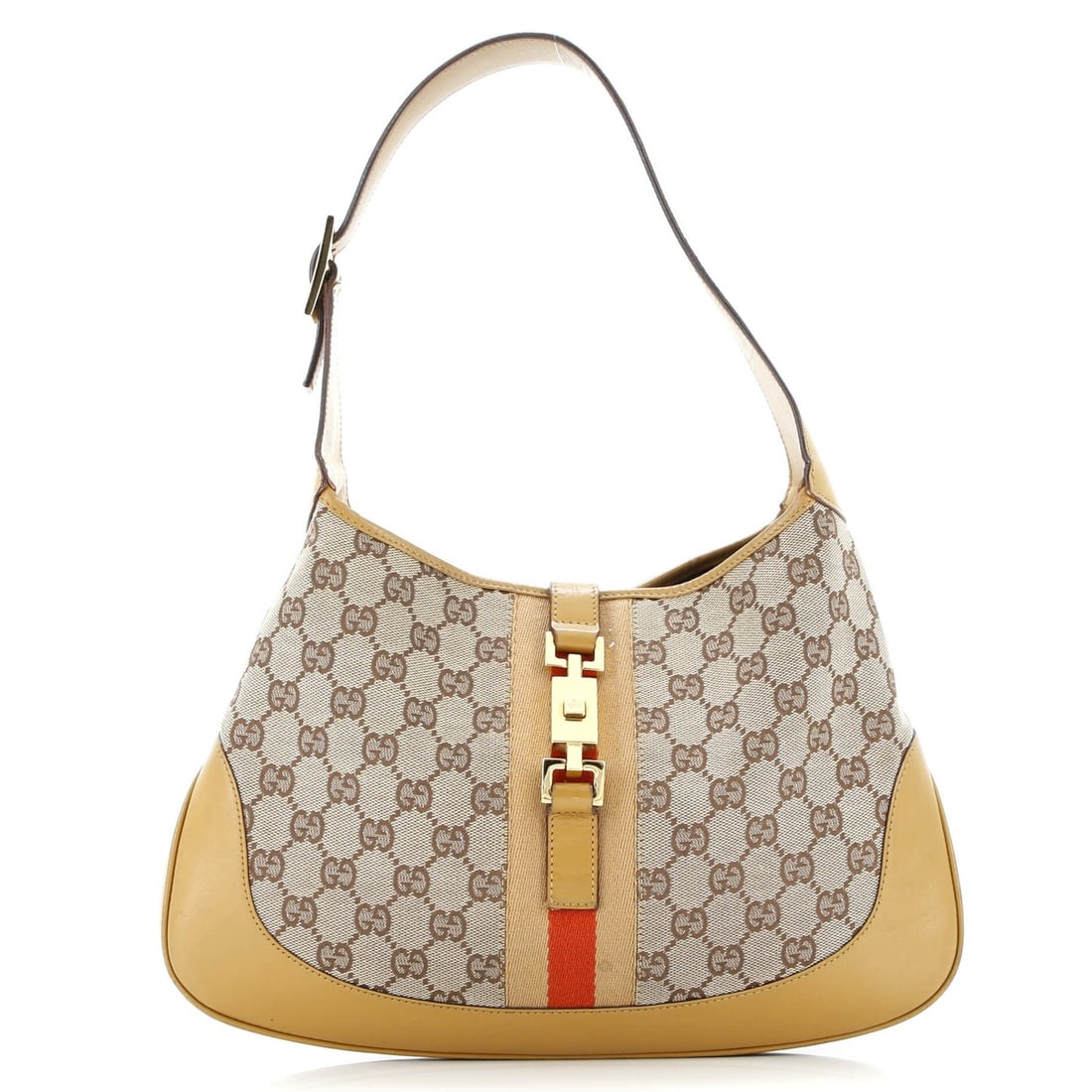 Gucci Web Jackie O Hobo Gg Canvas Medium (1 of 8)