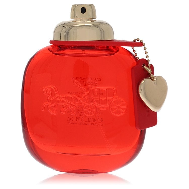 Coach Love Perfume By Coach Eau De Parfum Spray (Red Packaging Tester): Brand: Coach Size: 3 oz Eau De Parfum Spray Grams: 500 Type: Eau De Parfum Spray (red packaging Tester) Fragrance: Perfume for Women Product Disclaimer: Authentic fragrances; some boxes may show shelf