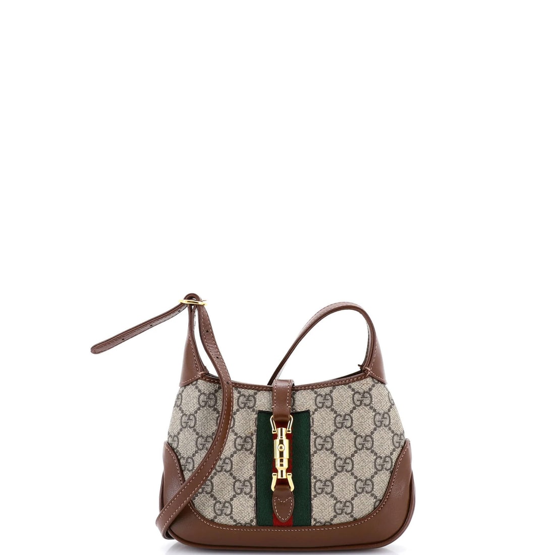 Gucci Jackie 1961 Hobo Gg Coated Canvas Mini (1 of 7)