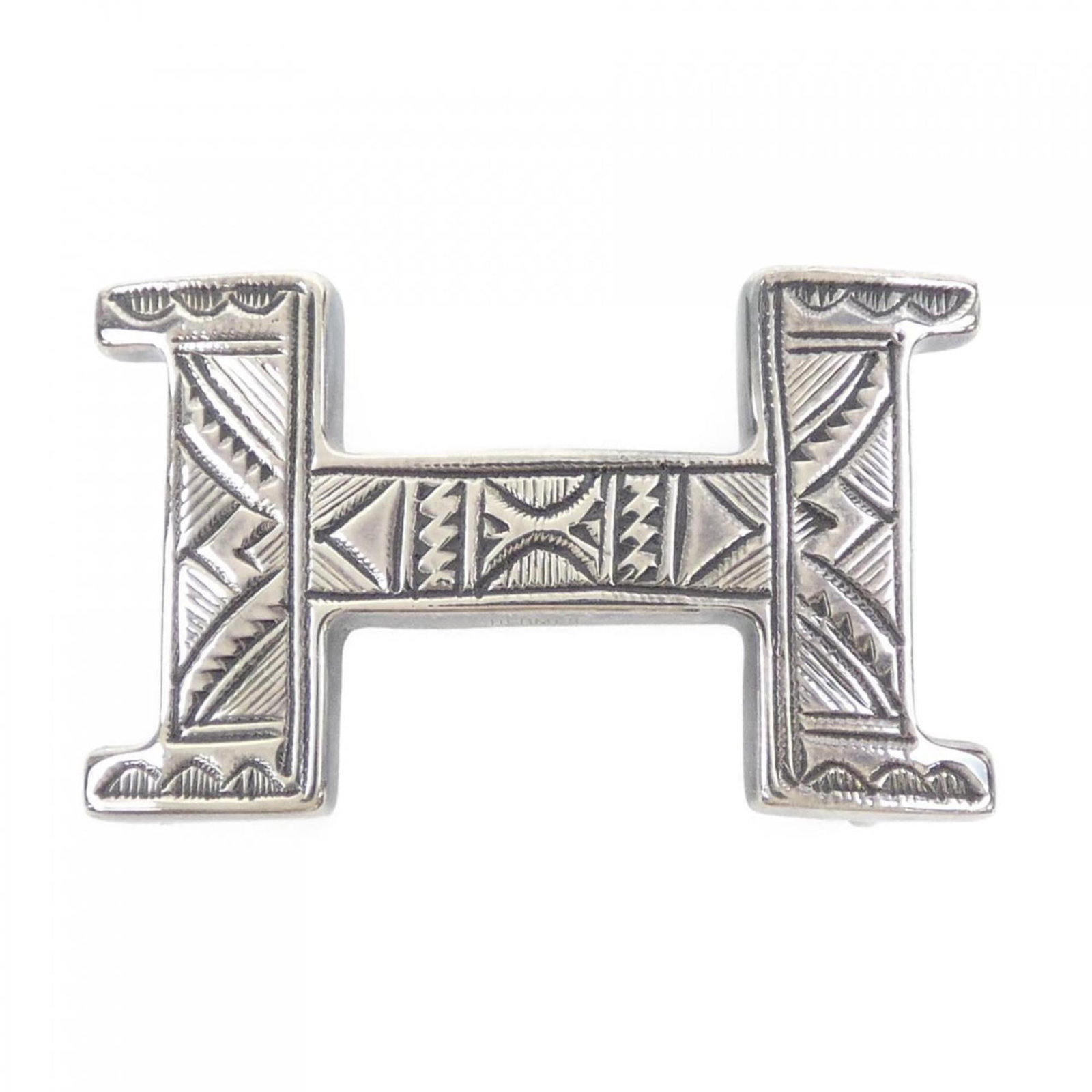 Hermes Herms Mini Constance Touareg 24Mm Buckle: Brand: Hermes Type: Standard Belt Gender: Women Material (Buckle): Silver 925 Color: Silver Buckle Size: 4.5cm x 3cm / 1.77'' x 1.18'' Condition: Used (very good), A few traces of usage, some scratche