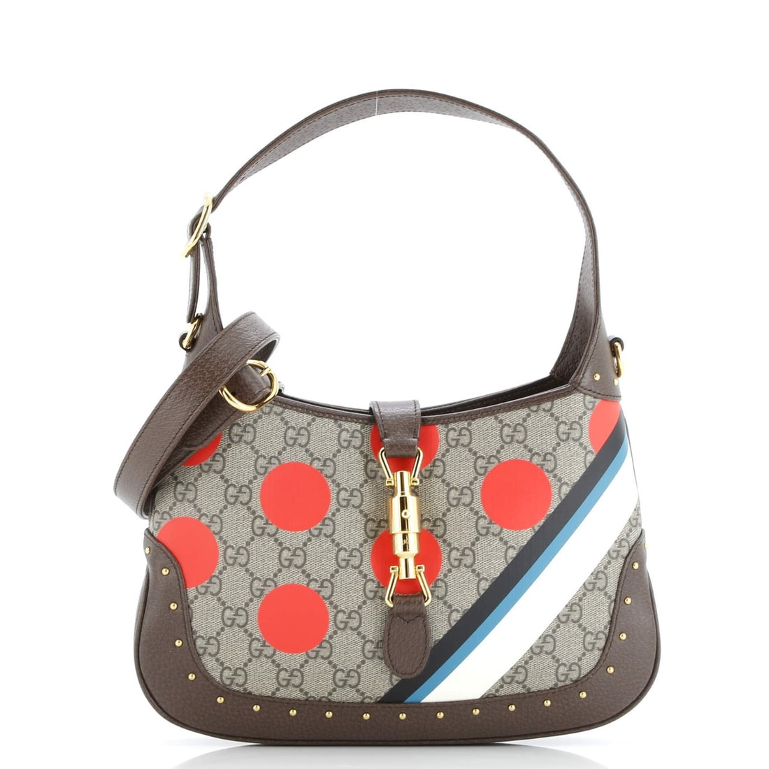 Gucci Jackie 1961 Hobo Printed Gg Coated Canvas Small (1 of 5)