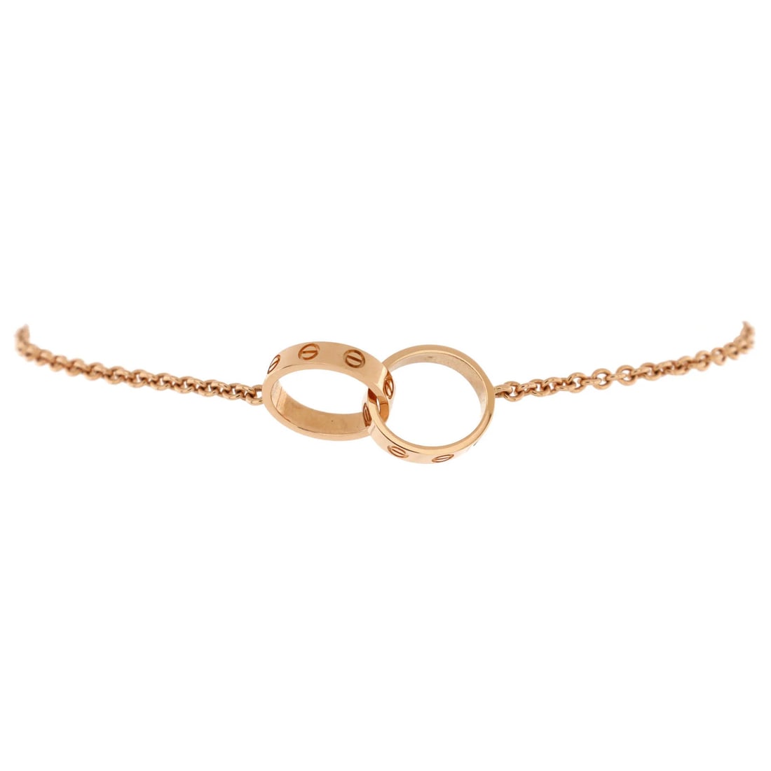 Cartier Love Interlocking Bracelet 18K Rose Gold (1 of 4)