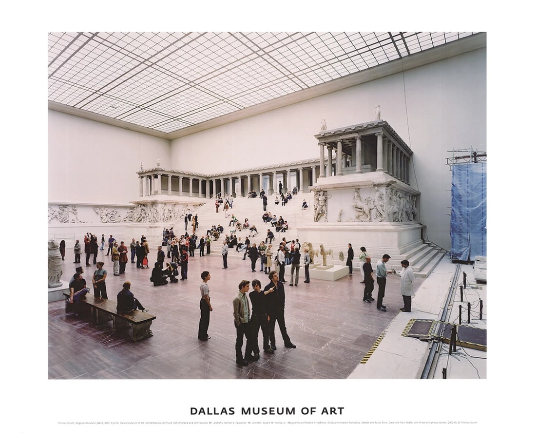 Thomas Struth Pergamon Museum I Berlin " Poster Photography Black & Whi: Artist: Thomas Struth Brand: Struth Thomas Country/Region Of Origin: USA Height: 24 Item Height: 24 Item Width: 29 Type: Offset Lithograph Artist: Thomas Struth Title: Pergamon Museum I, Berlin Year: