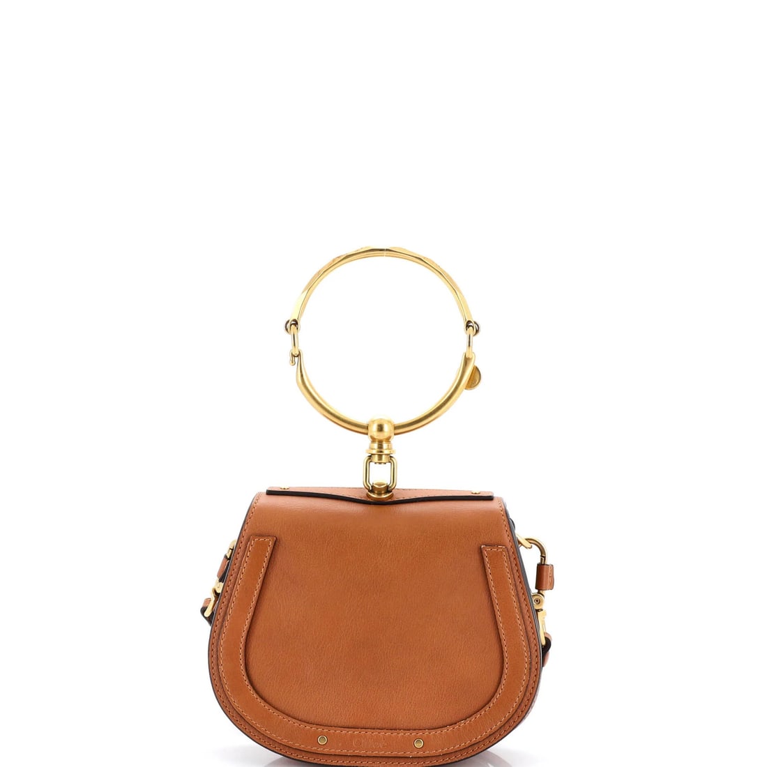 Chloe Nile Crossbody Bag Leather Small: Brand: Chloe Exterior Material: Leather Style: Cross Body Bags Exterior Color: Brown Size: Small Accessories: With Strap Measurements: Handle Drop 4", Height 6.5", Width 7", Depth 2.5", Strap Drop 20-
