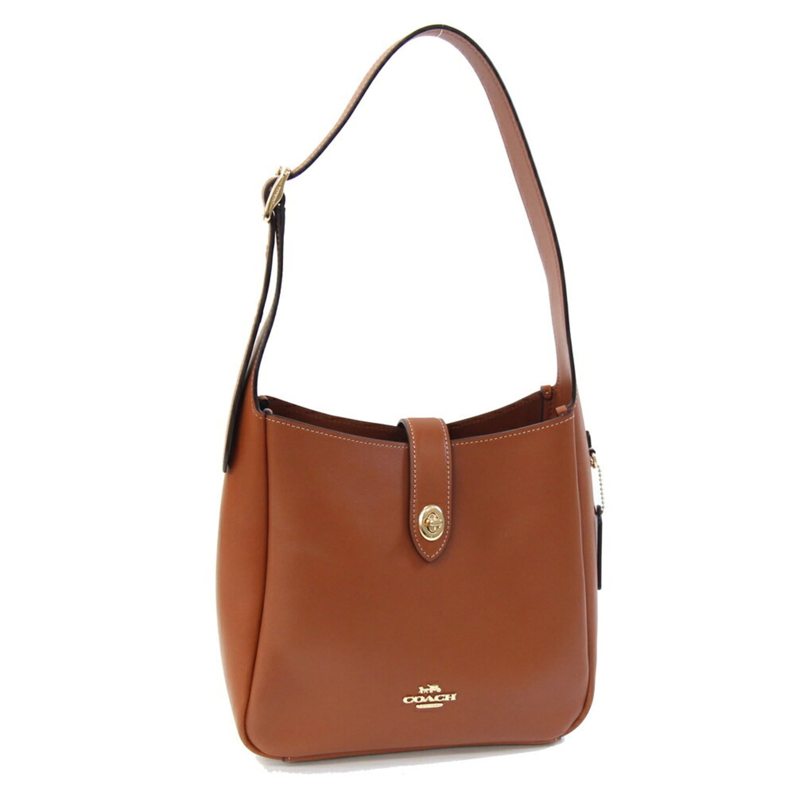 Coach Hadley Cbh01 Tan Leather Bag: Brand: Coach Type: Shoulder Bag Material: Leather Color: Brown Gender: Women Size (Hxwxd): 22cm x 24cm x 9cm / 8.66'' x 9.44'' x 3.54'' Strap Length: 53cm - 62cm / 20.86'' - 24.4'' Condition: Used (ve