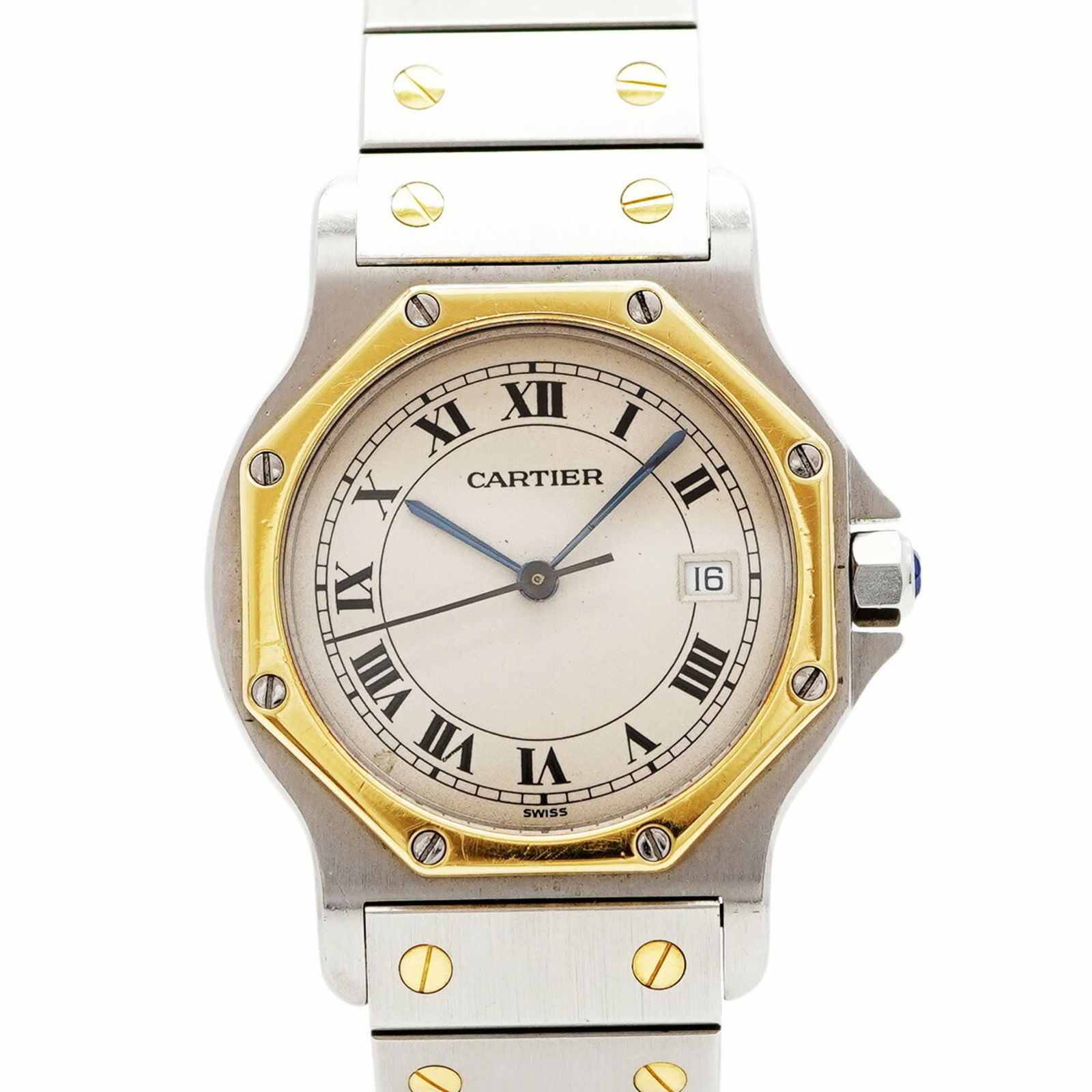 Cartier Santos Octagon W2001583 Ivory Dial (1 of 11)