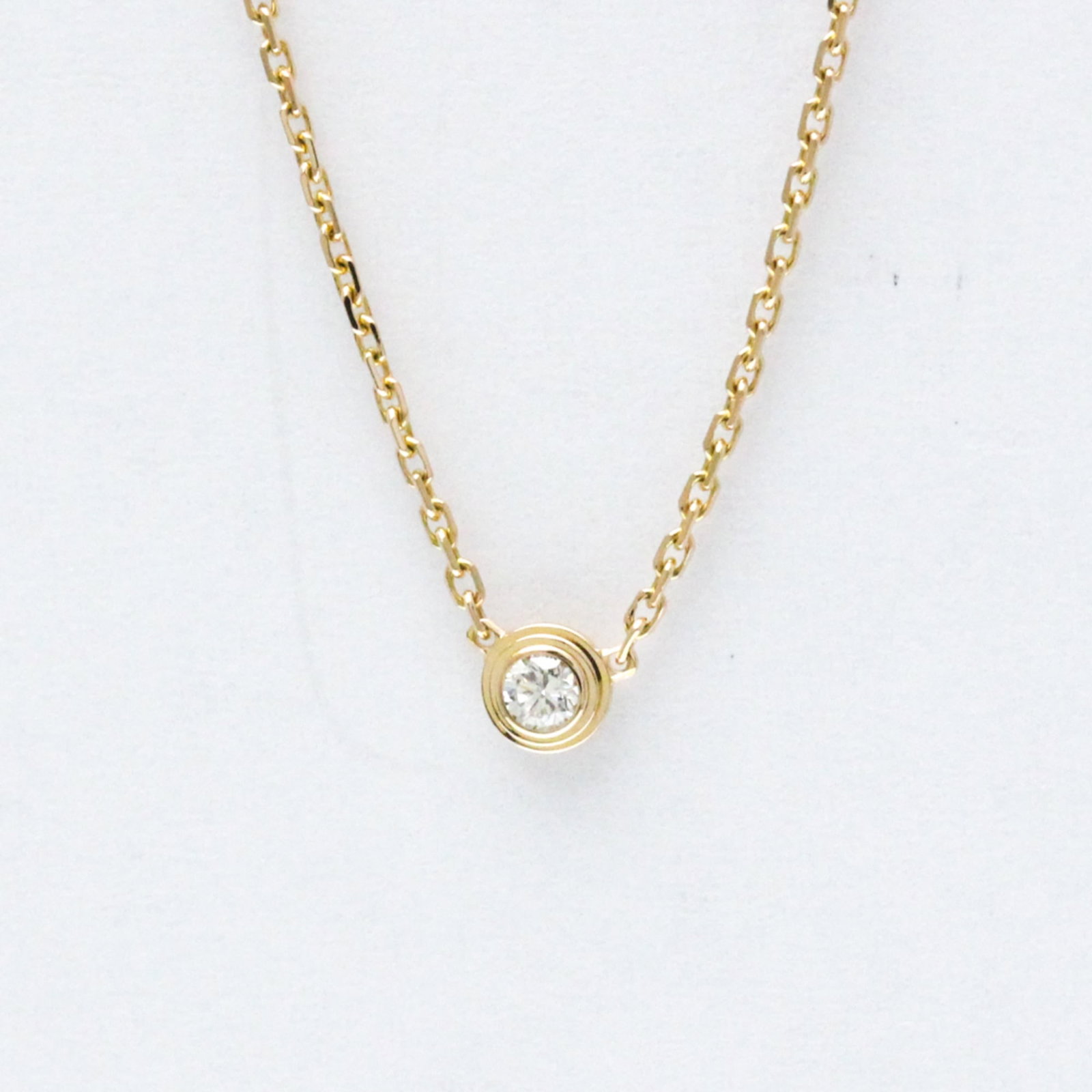 Cartier D'Amour Diamond Necklace Xs Pink Gold (18K) Diamond (1 of 12)