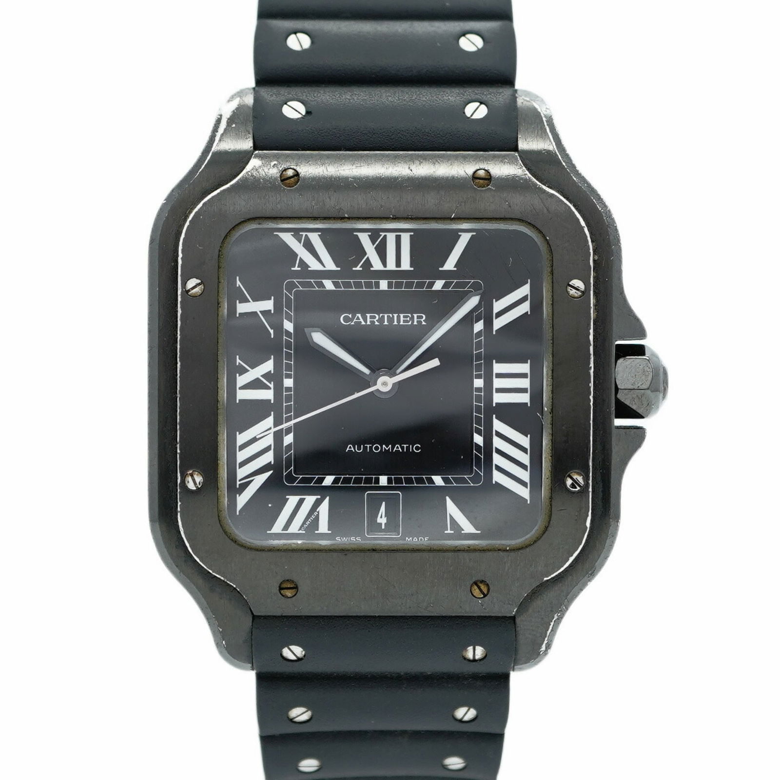 Cartier Santos Lm Wssa0039 Black Dial (1 of 11)