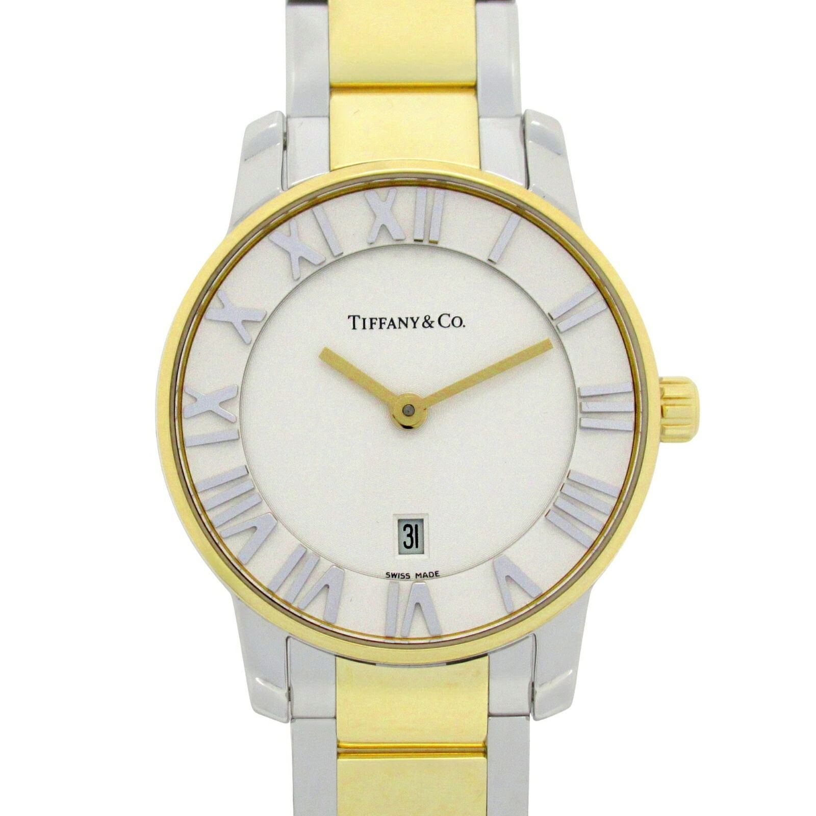 Tiffany & Co. Atlas Dome Watch Gp (Gold Plated) Stainless Steel (1 of 11)