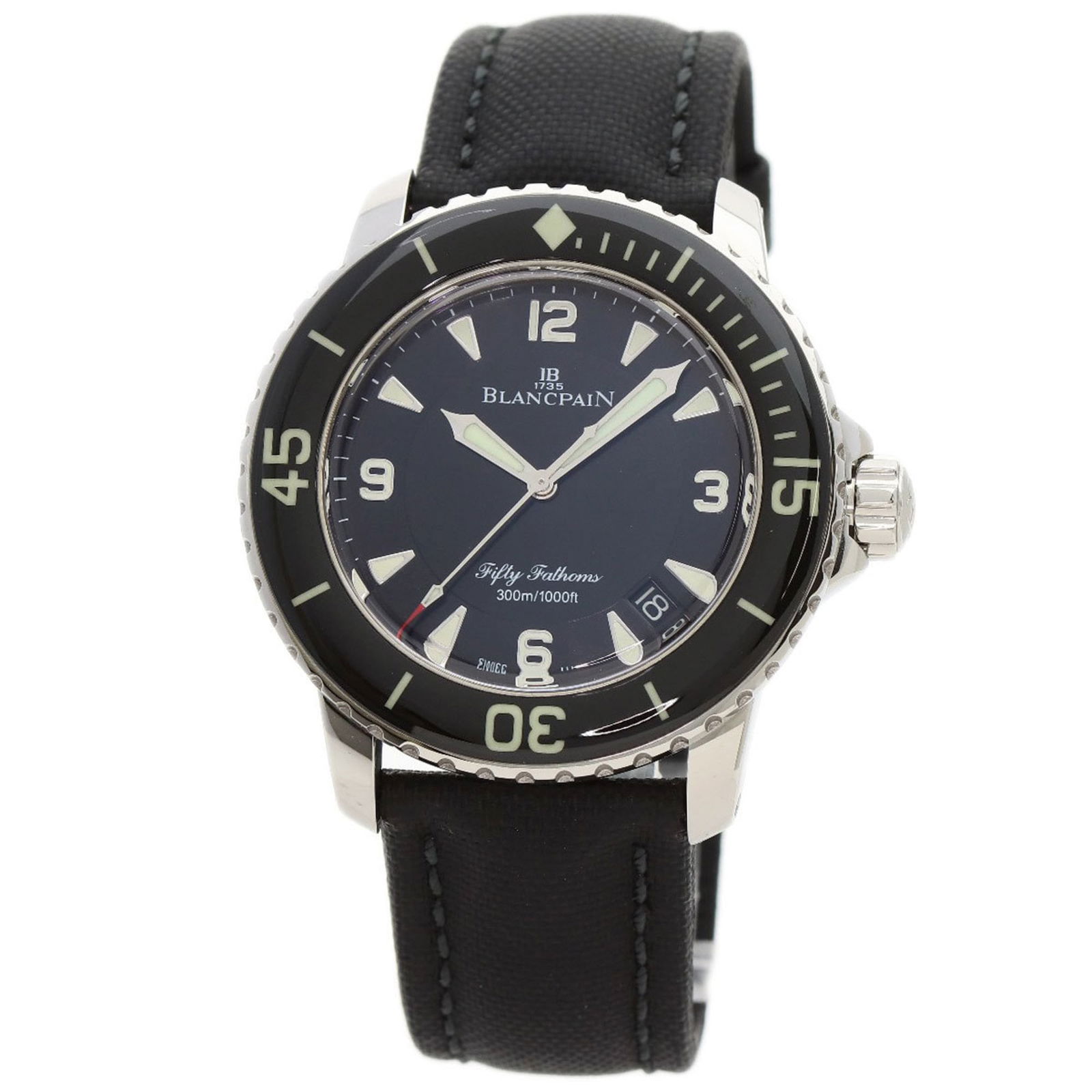 Blancpain 5015-1130-52A Fifty Fathoms Watch Stainless Steel Sail Canvas (1 of 11)