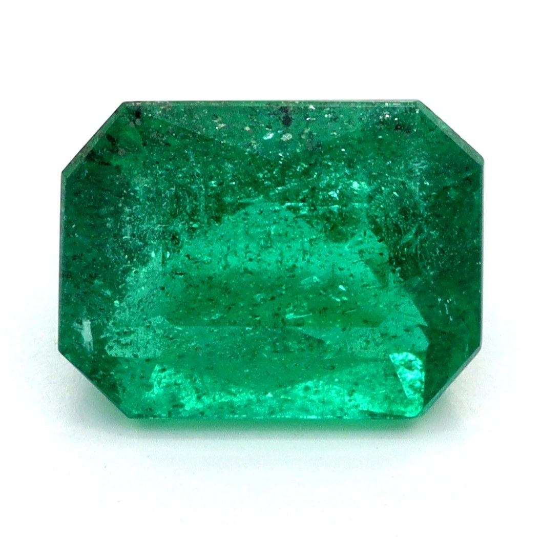 Radiant 1.65Ct Green Si - Loose Emerald Gemstone (1 of 1)