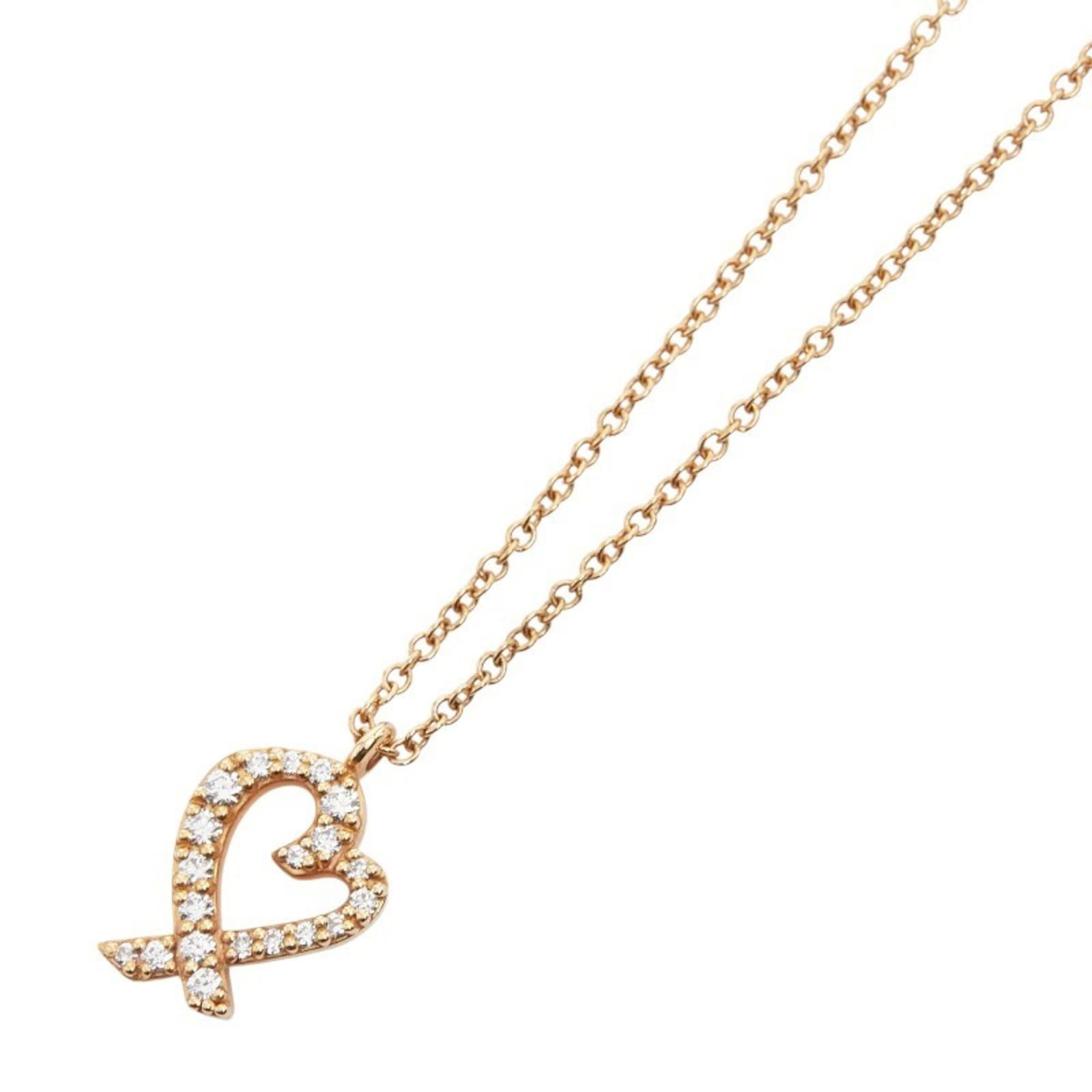Tiffany & Co. Loving Heart Pendant Necklace In 18K Yellow Gold (1 of 8)