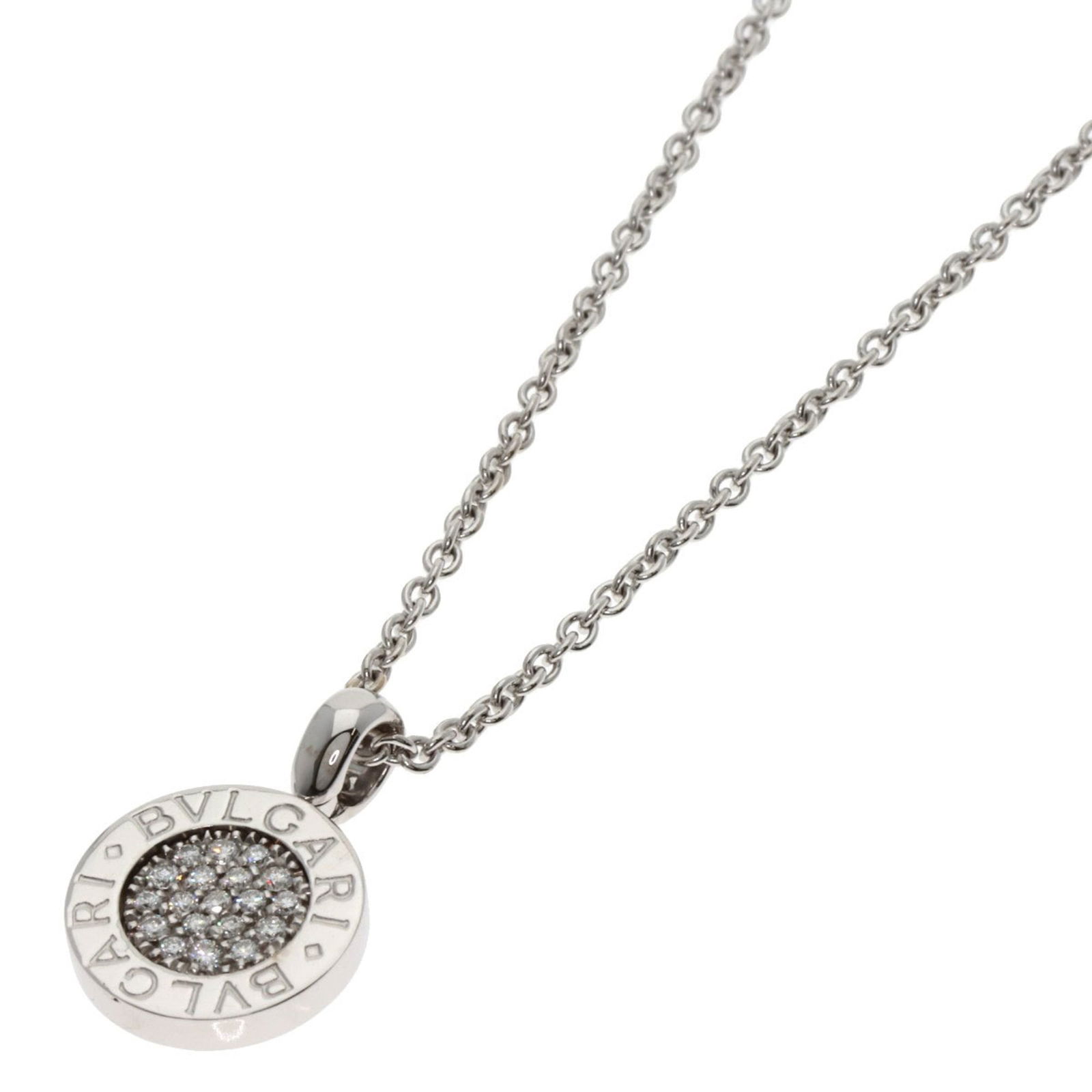 Bvlgari Diamond Necklace In 18K White Gold (1 of 7)