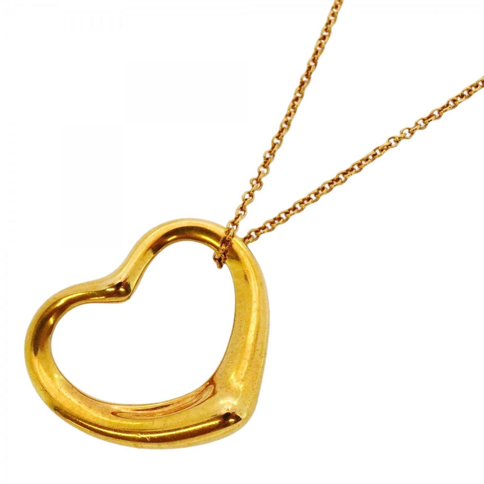 Tiffany Heart Necklace In 18Kyg Yellow Gold (1 of 7)
