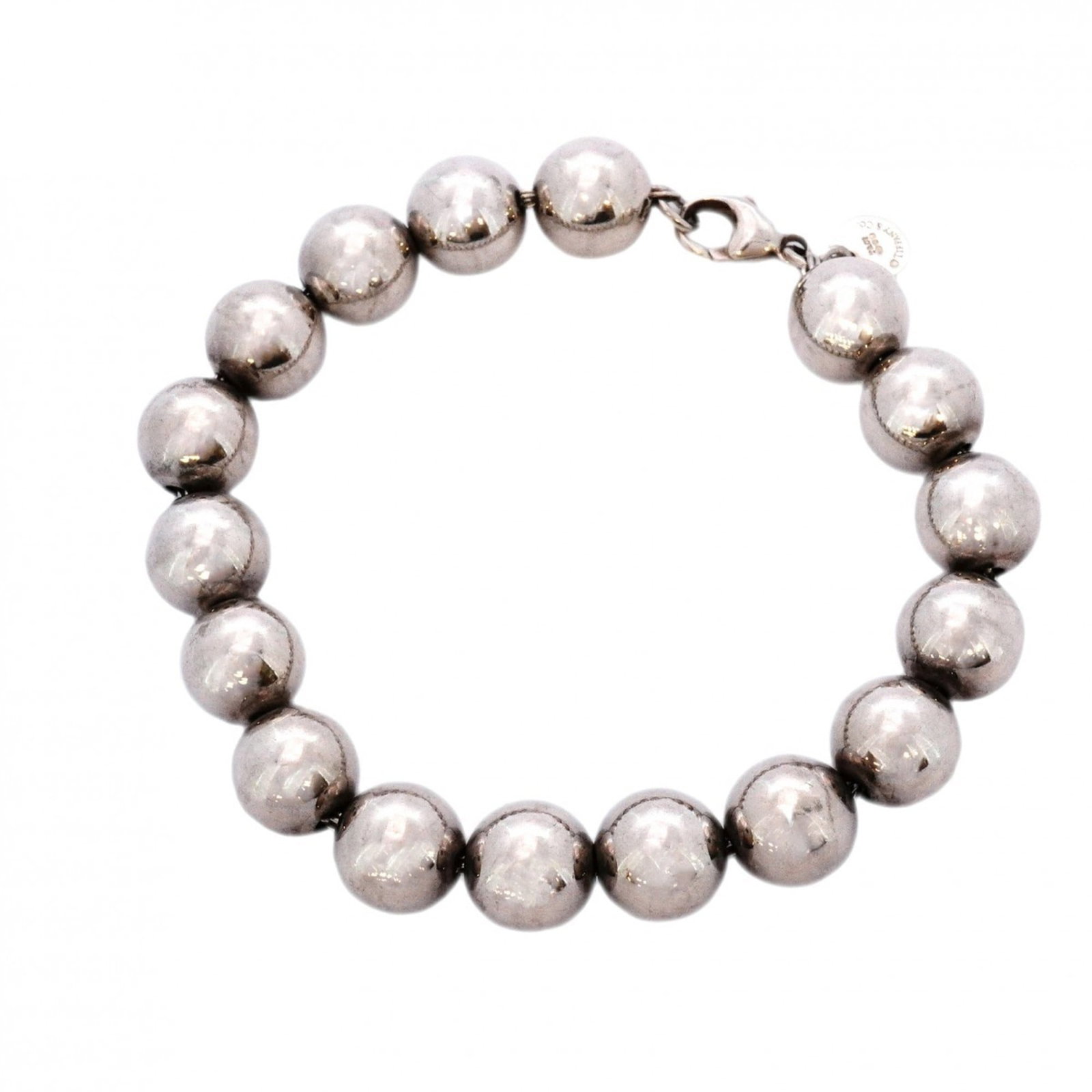 Tiffany Bracelet Hardware Ball Silver 925: Brand: Tiffany Type: Charm Bracelet Gender: Women Material: Silver 925 Length: 16cm / 6.29'' Condition: Used (good), Traces of usage, scratches / dirt can be seen but generally in good condition Produ