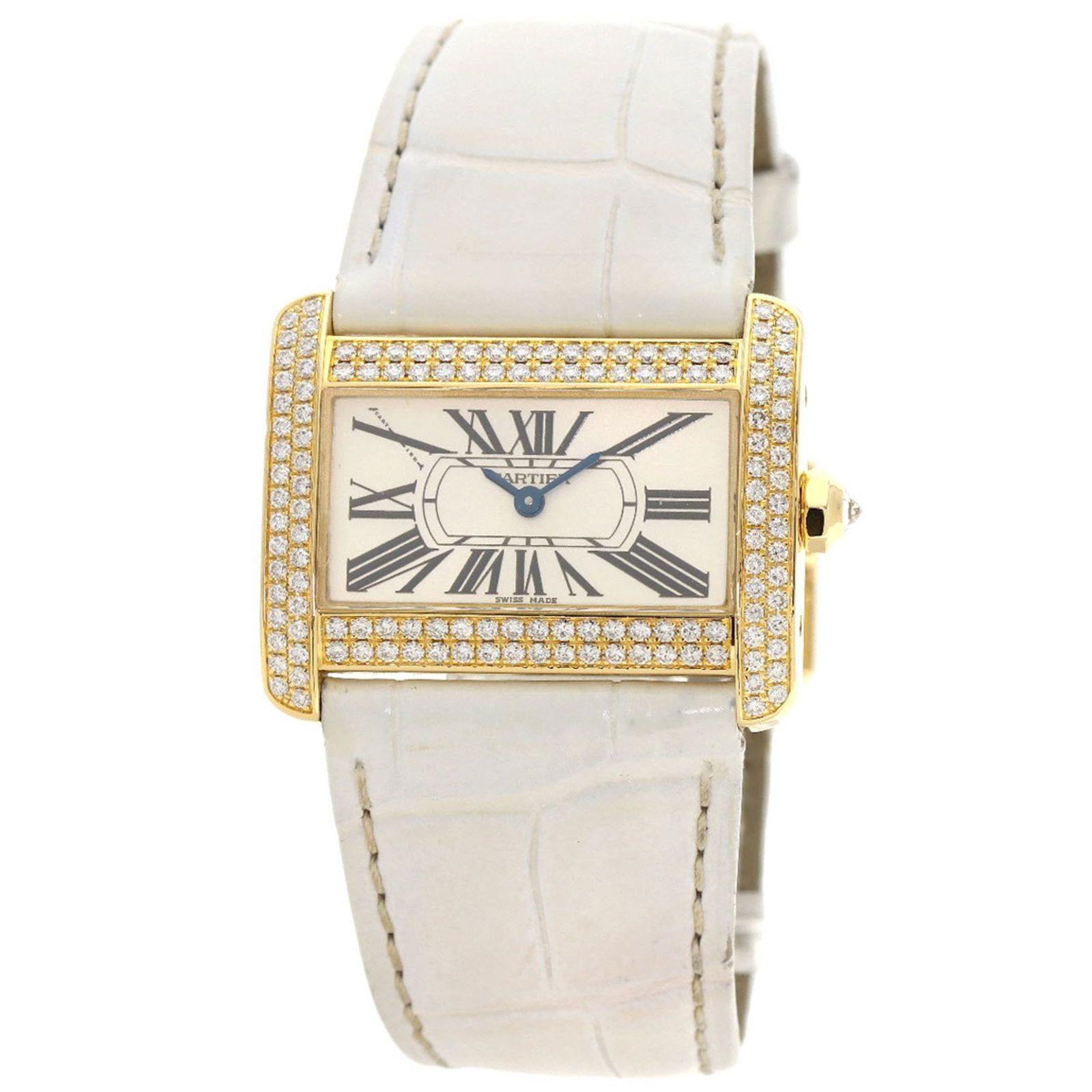 Cartier Wa301071 Mini Tank Divan Diamond Watch (1 of 20)