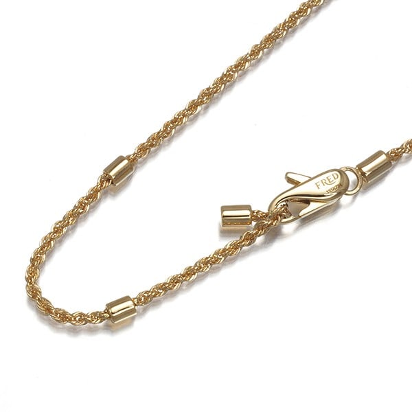 Fred Chain Necklace Force 10 49Cm 18K 750 Yellow Gold (1 of 3)