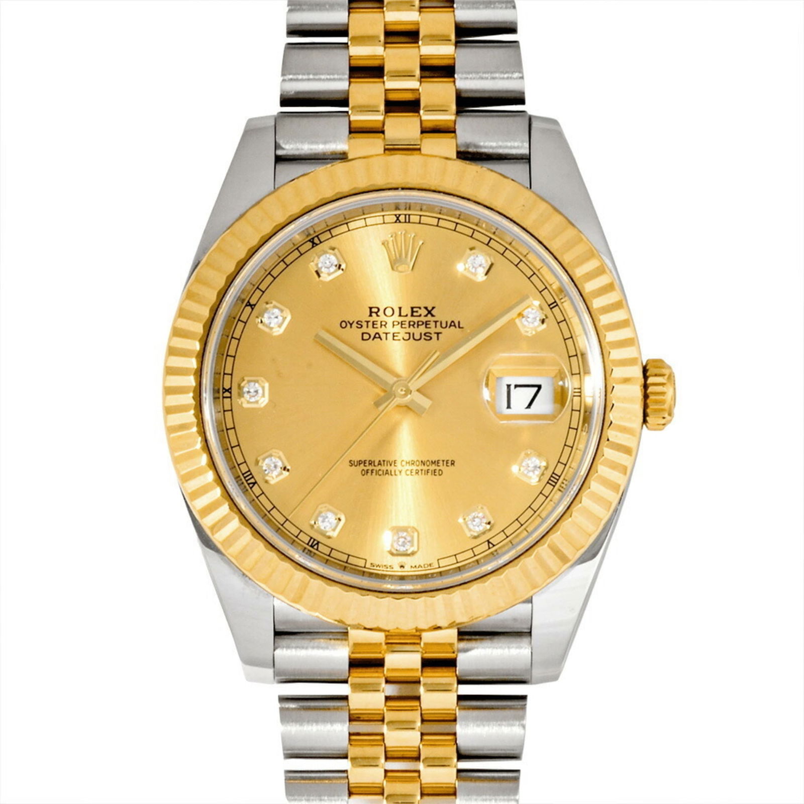Rolex Rolex 126333G Datejust 41 Random Serial Automatic Watch Champagne Dial Yg X Ss (1 of 8)